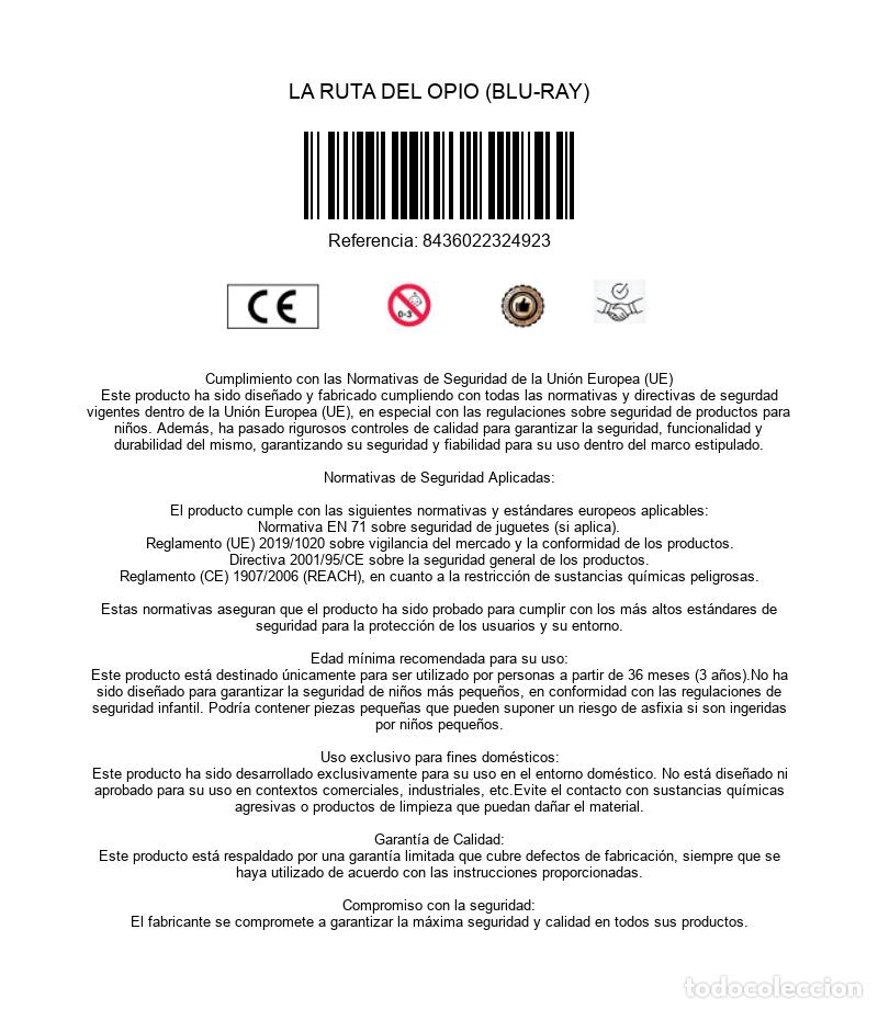 Cine: LA RUTA DEL OPIO (BLU-RAY) - Foto 2