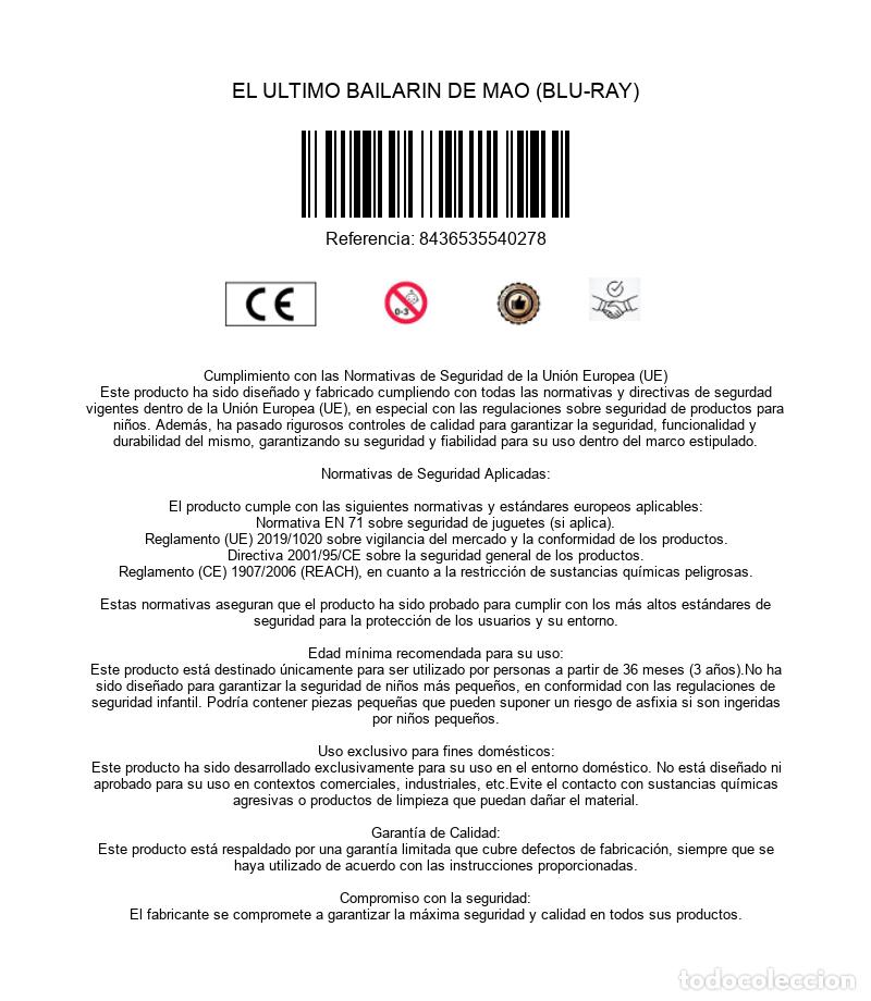 Cine: EL ULTIMO BAILARIN DE MAO (BLU-RAY) - Foto 3