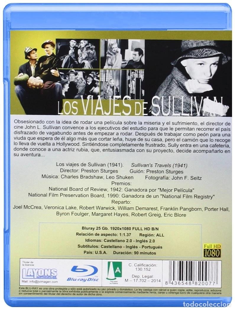 Cine: LOS VIAJES DE SULLIVAN (BLU-RAY) - Foto 2