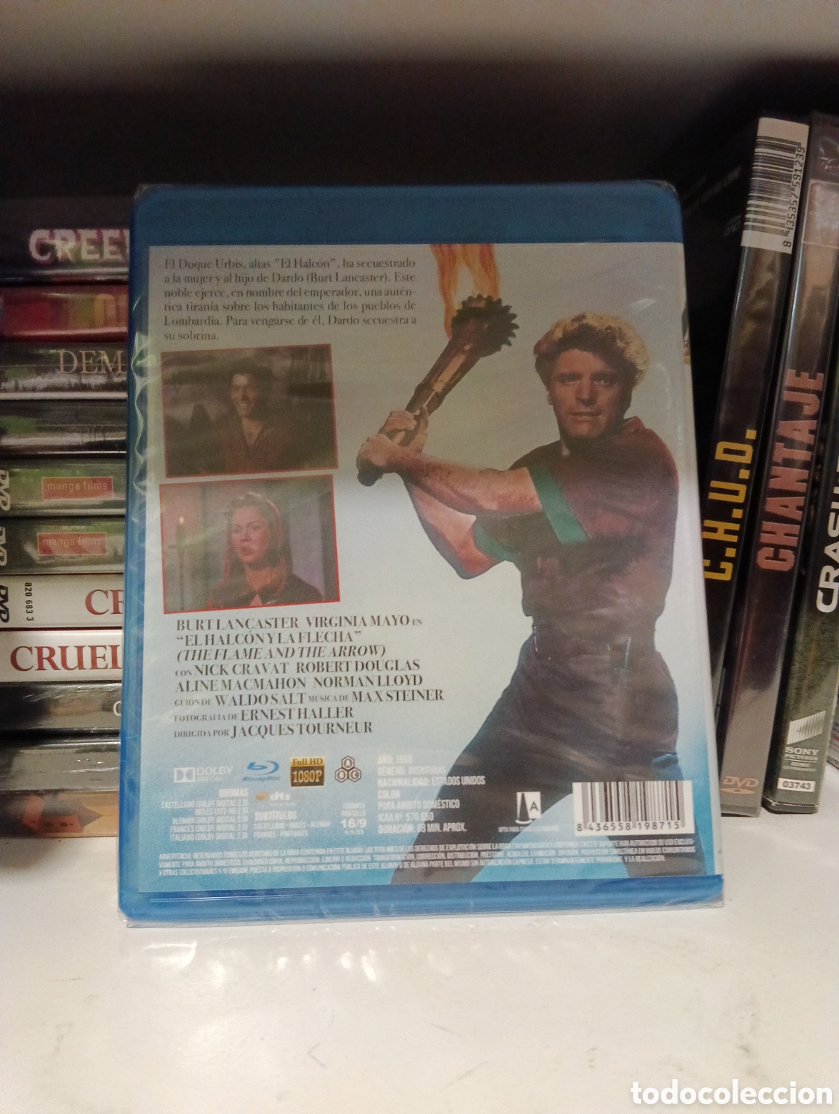 Cine: El Halc&oacute;n y la Flecha Blu-ray precintado - Foto 2