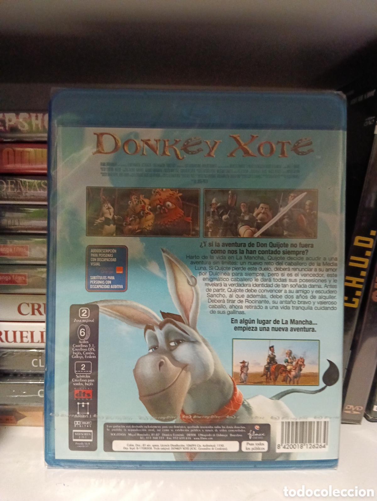 Cine: Donkey Xote Blu-ray precintado - Foto 2