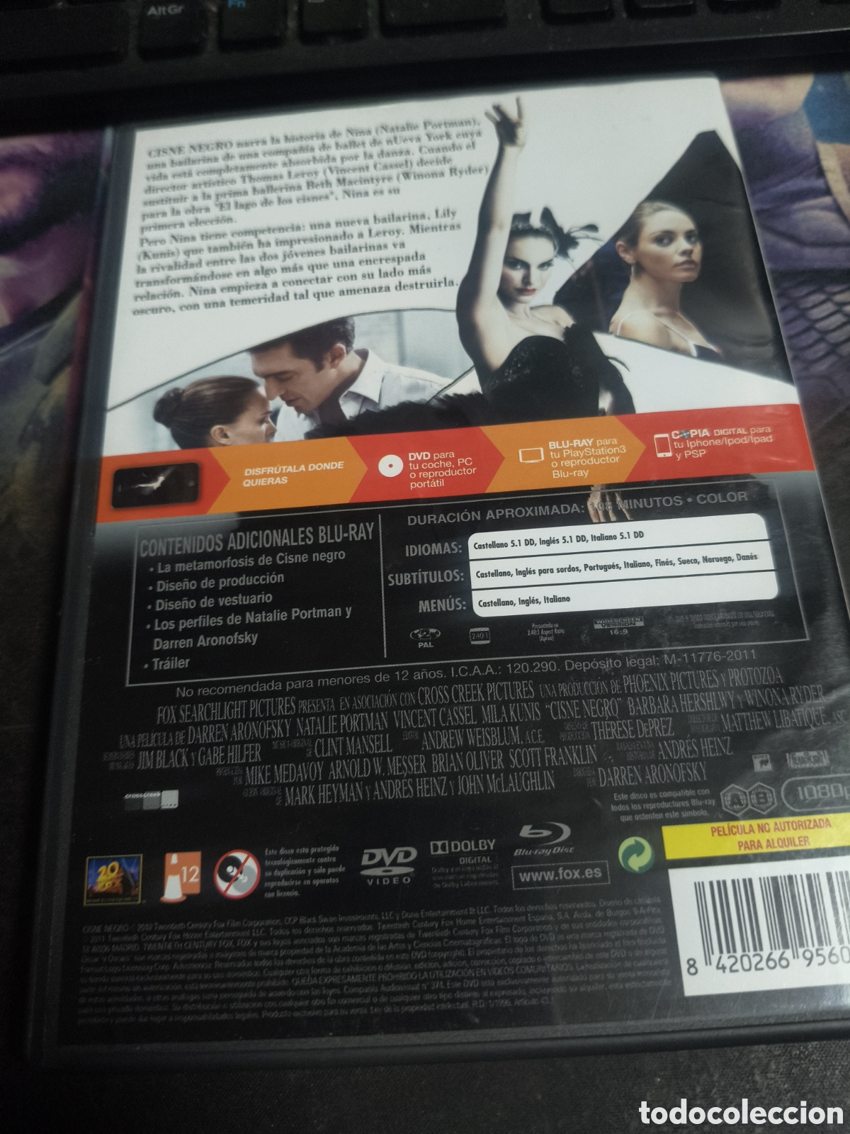 Cine: Cisne negro Blu-ray + DVD - 413 - Foto 2