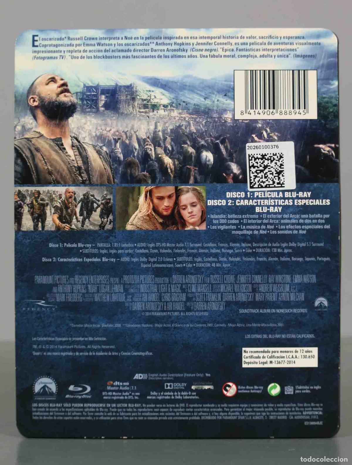 Cine: BLU-RAY. RUSSELL CROWE NOAH. - Foto 2