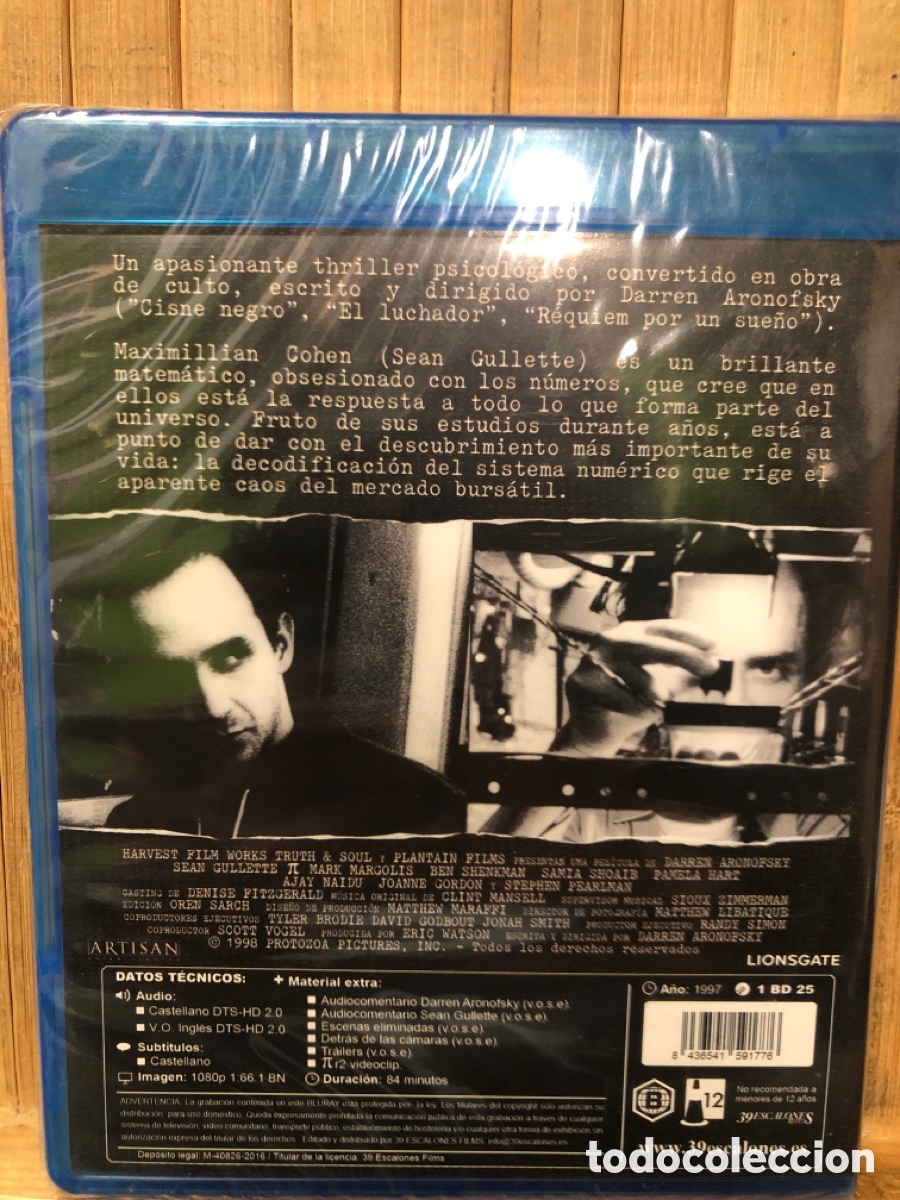 Cine: Pi, fe en el Caos BLU-RAY PRECINTADO - Foto 2
