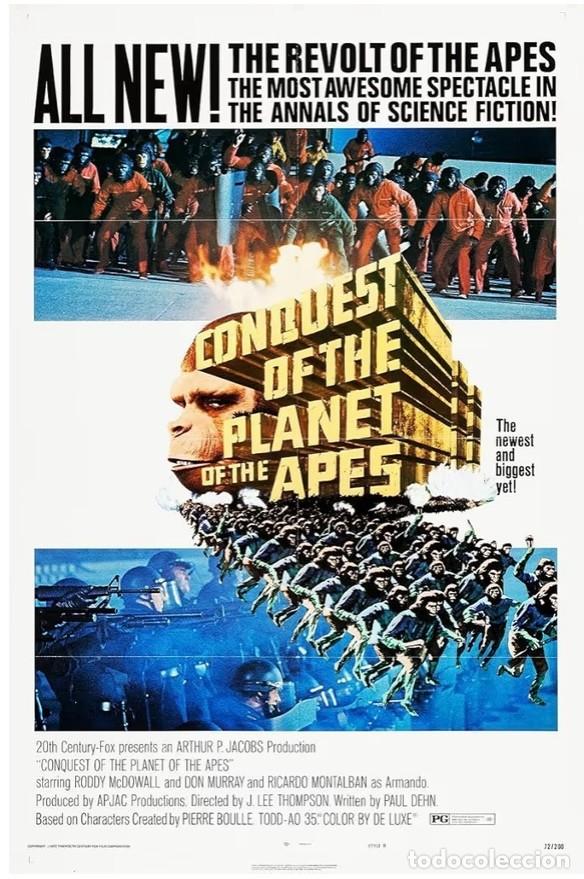Cine: EL PLANETA DE LOS SIMIOS - COLECCION COMPLETA - Foto 6