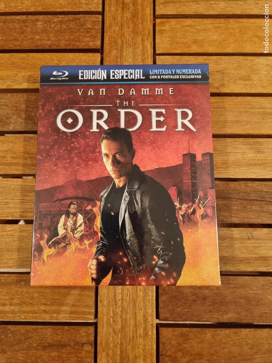 Cine: The Order - Blu-ray nuevo - Van Damme - Edici&oacute;n especial limitada y numerada - 8 postales