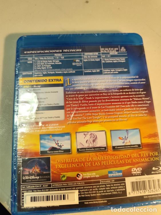Cine: BLURAY - EL REY LE&Oacute;N (BLURAY + DVD) - Foto 2