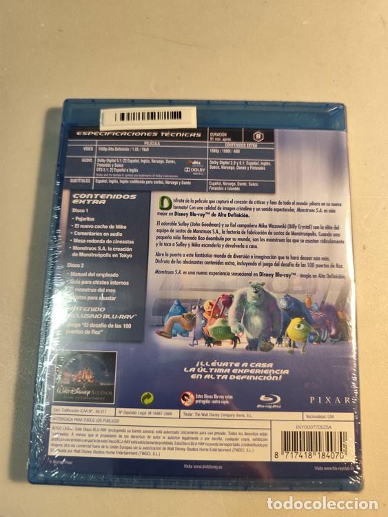 Cine: BLURAY - MONSTRUOS S.A. (PIXAR) - Foto 2