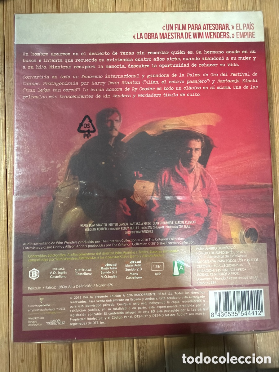 Cine: Paris, Texas BLU-RAY PRECINTADO - Foto 2