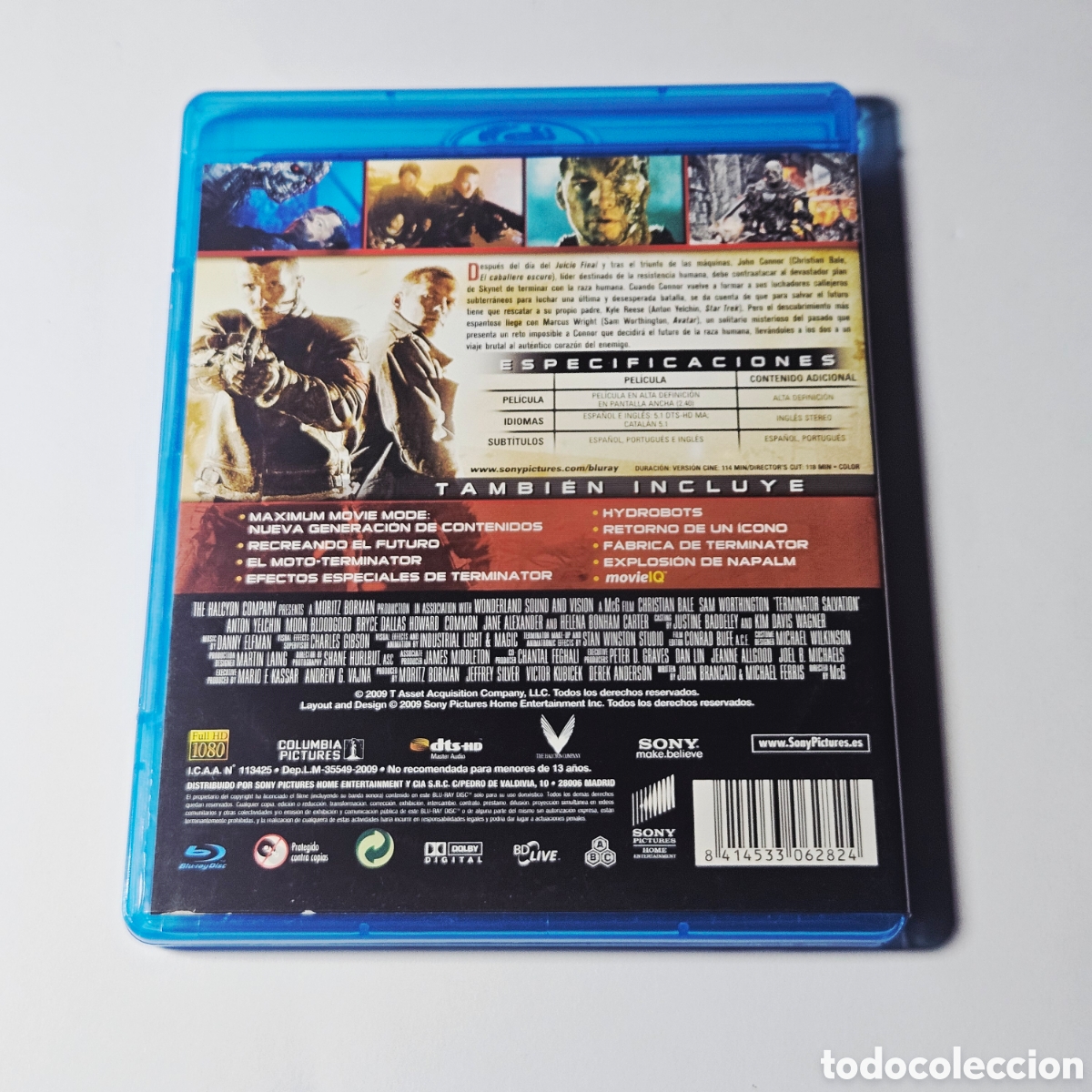 Cine: BLU-RAY. TERMINATOR SALVATION. BLURAY - Foto 2