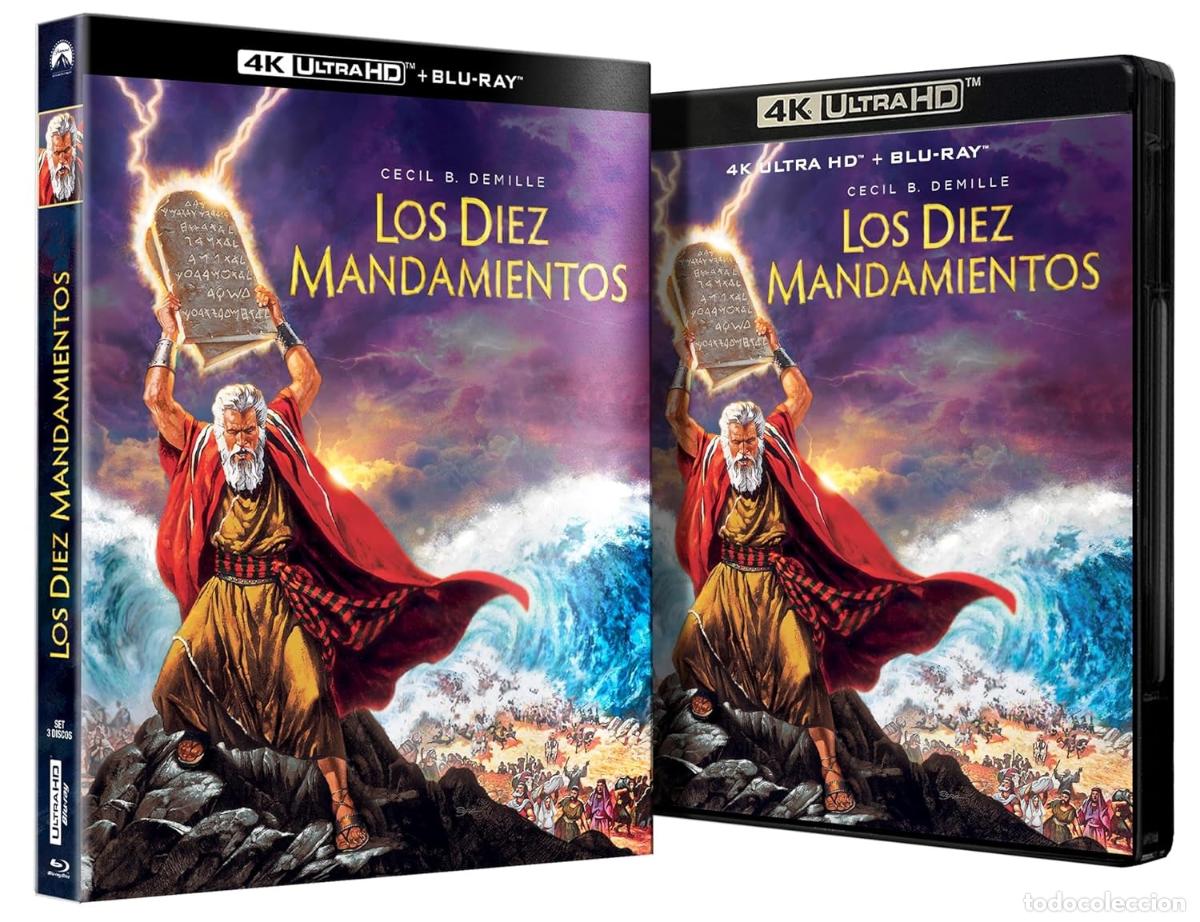 Cin&eacute;ma: Los Diez Mandamientos (3 discos) [4K UHD, Blu-ray] (1956) The Ten Commandments