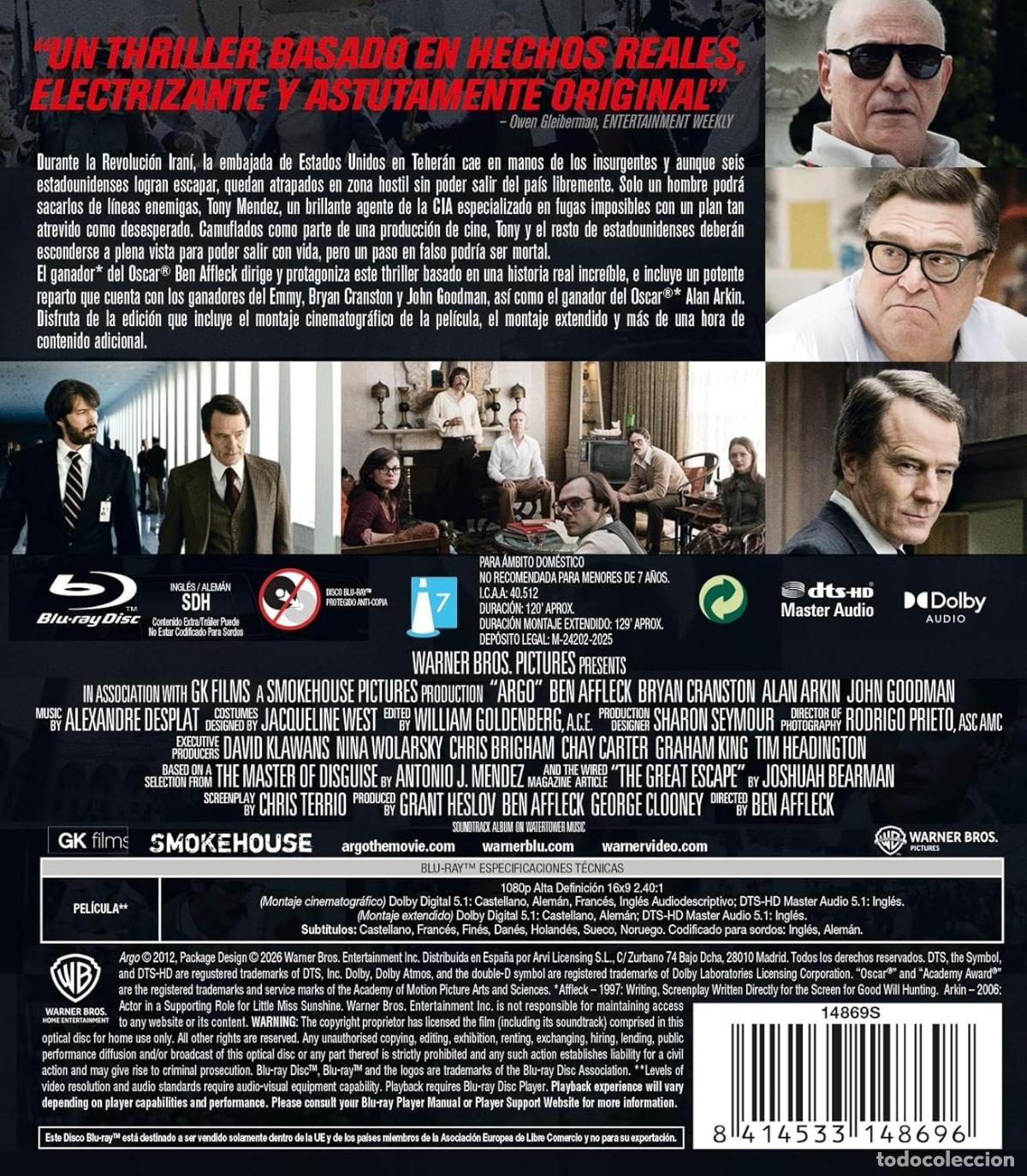 Cine: Argo [Blu-ray] (2012) - Foto 2