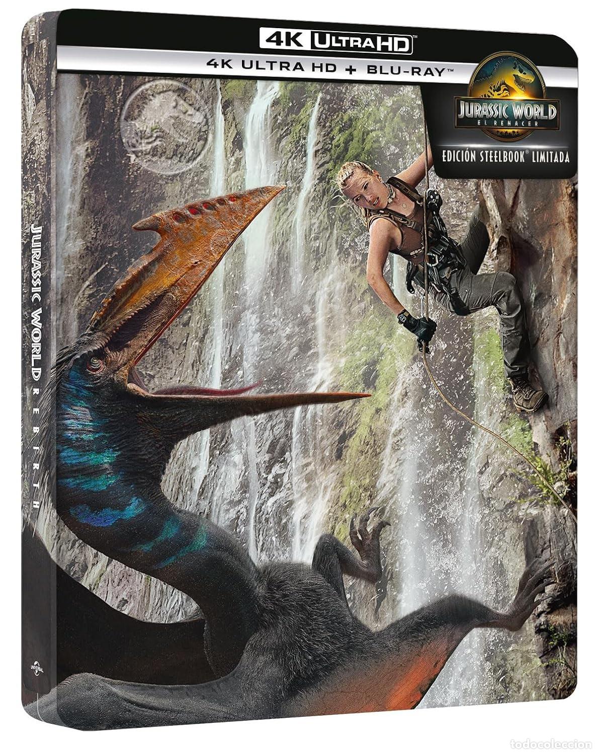 Cine: Jurassic World: El Renacer (Steelbook 1) [4K UHD, Blu-ray ] (2025) Jurassic World Rebirth
