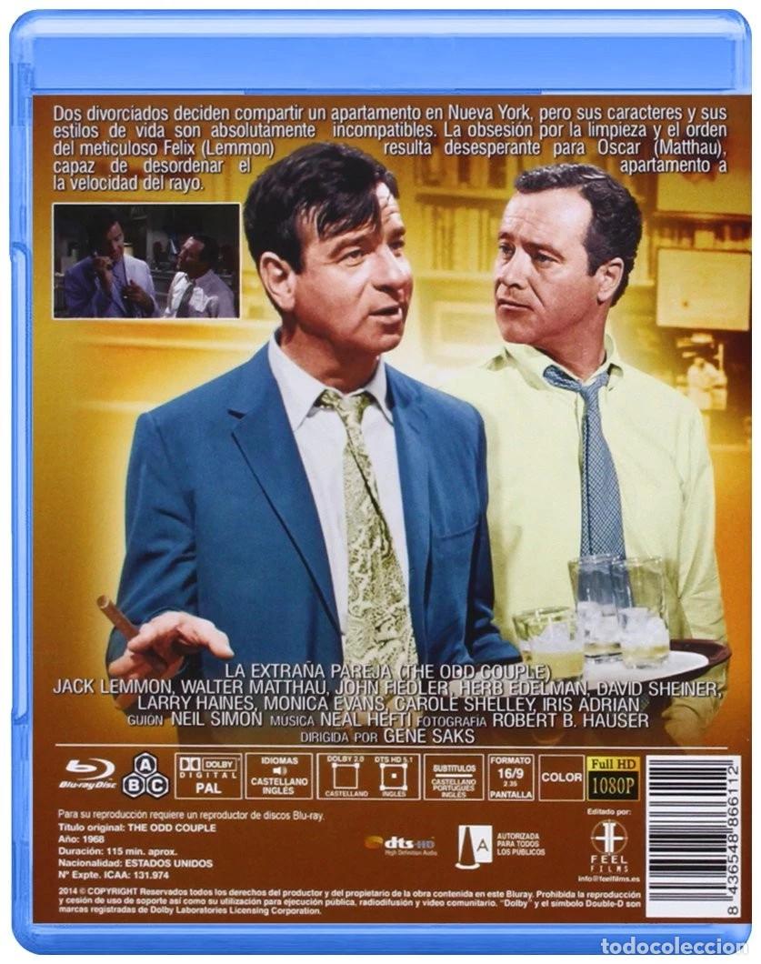 Cinema: La Extra&ntilde;a Pareja BDr 1968 The Odd Couple