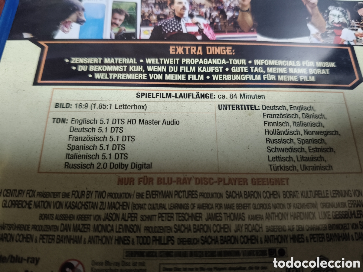 Cine: Borat ------ Blu-ray - Foto 3