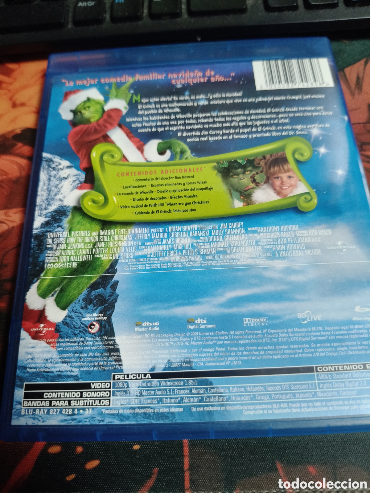 Cine: El grinch --- bluray - Foto 2