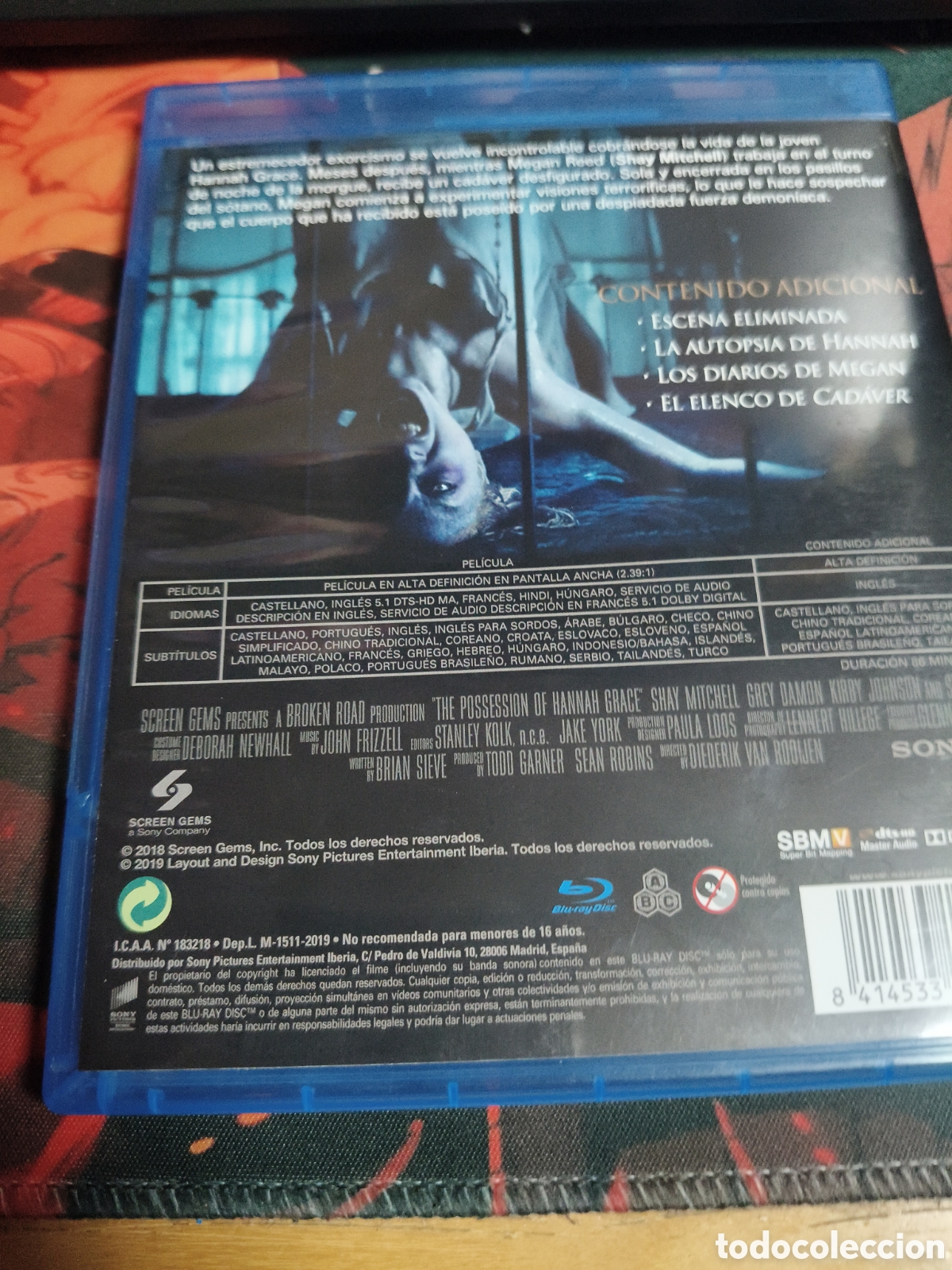 Cine: Cad&aacute;ver ------- bluray - Foto 2