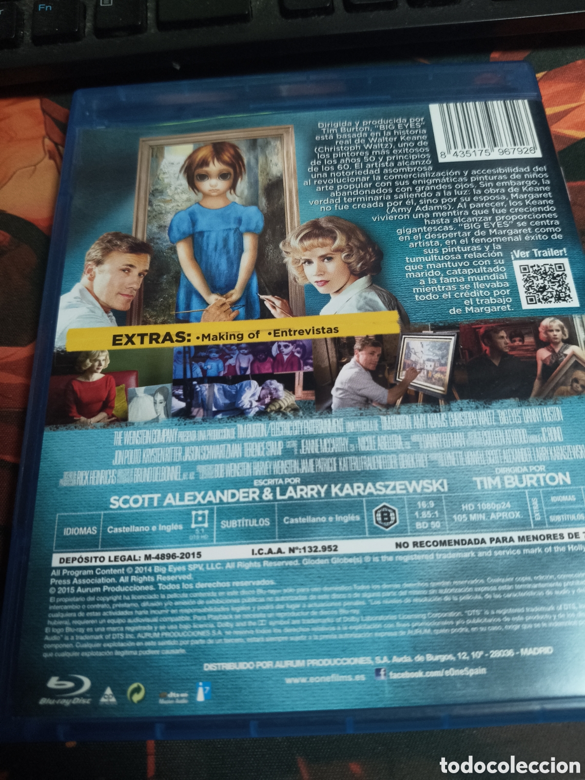 Cine: Big eyes ----- bluray - Foto 2