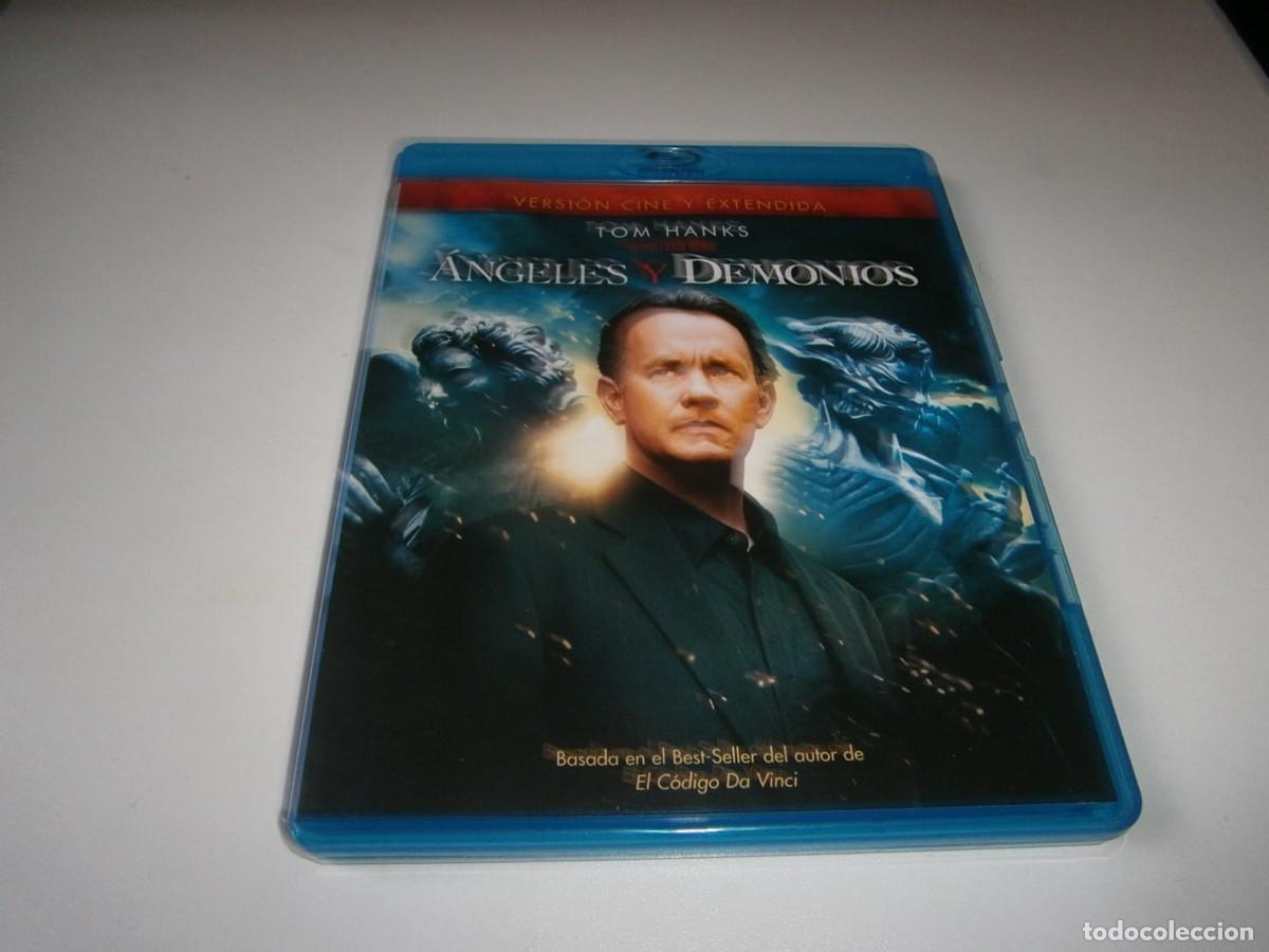 Cine: ANGELES Y DEMONIOS BLU-RAY VERSION CINE Y EXTENDIDA TOM HANKS - Foto 1