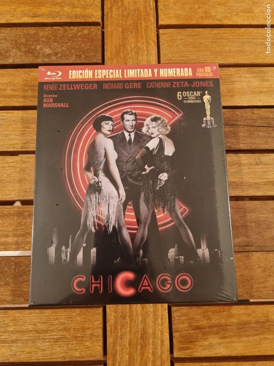Cine: Chicago - Blu-ray nuevo - Edici&oacute;n especial limitada y numerada + 8 postales exclusivas