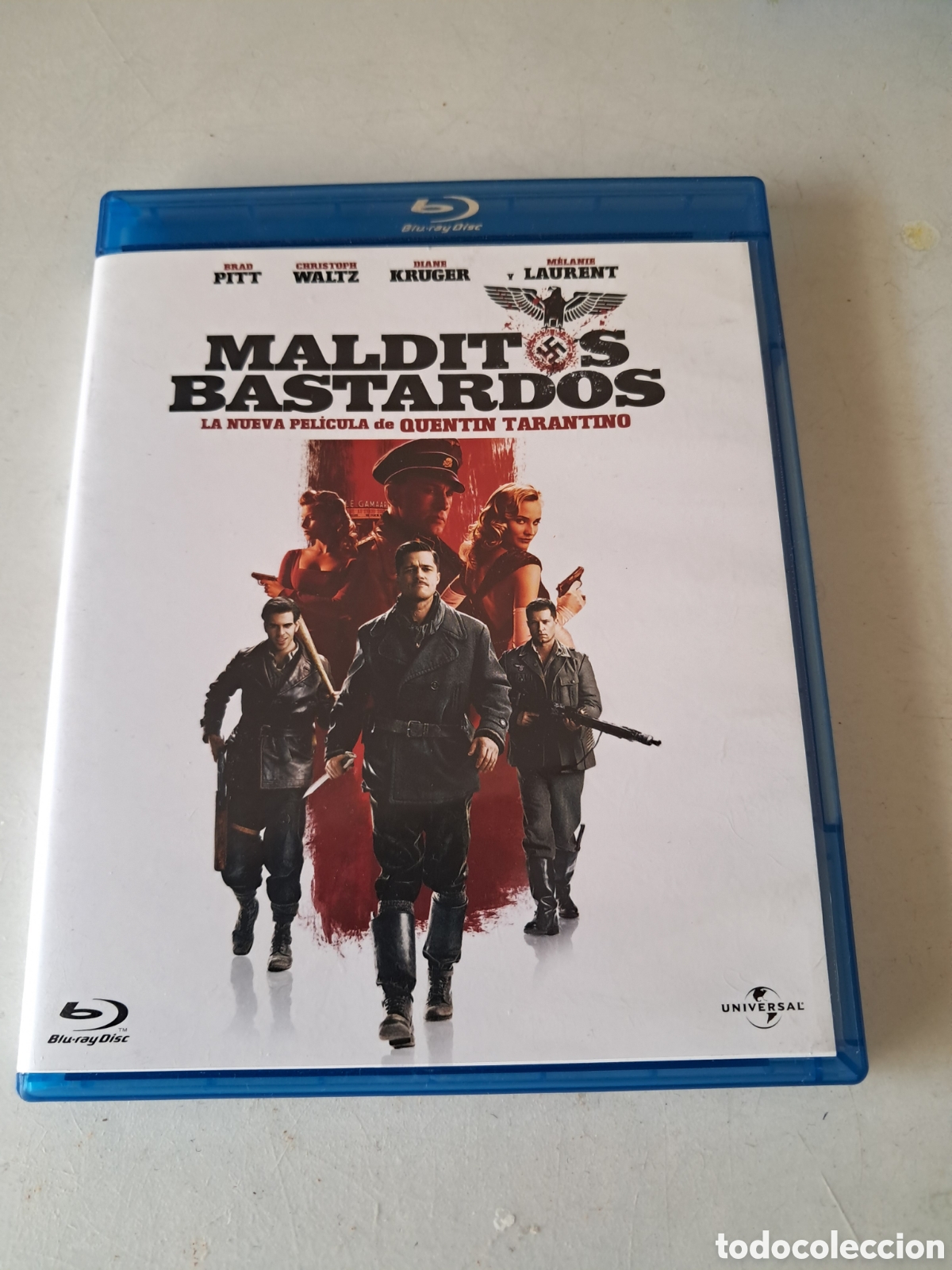 Cine: BLU-RAY DISC MALDITOS BASTARDOS. QUENTIN TARANTINO.