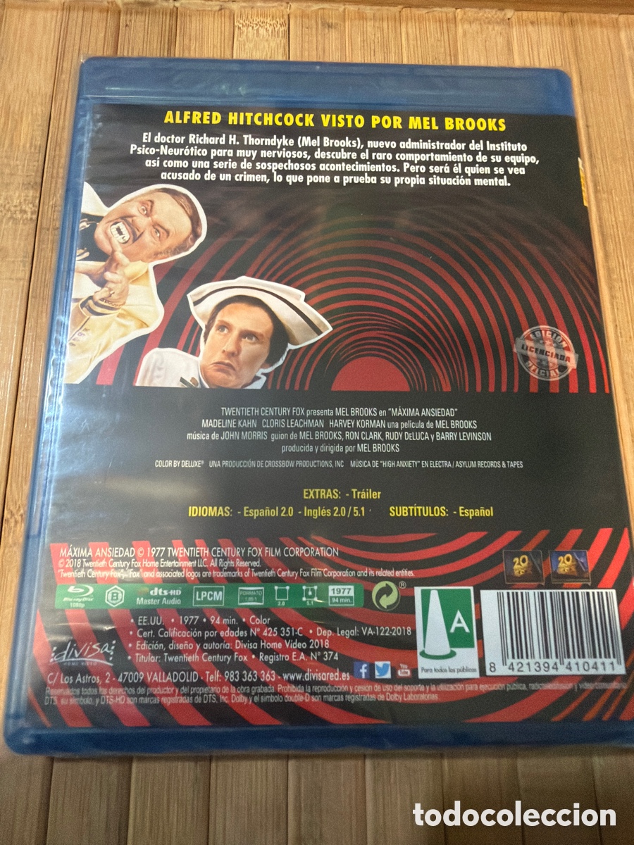 Cine: M&aacute;xima ansiedad BLU-RAY PRECINTADO - Foto 2