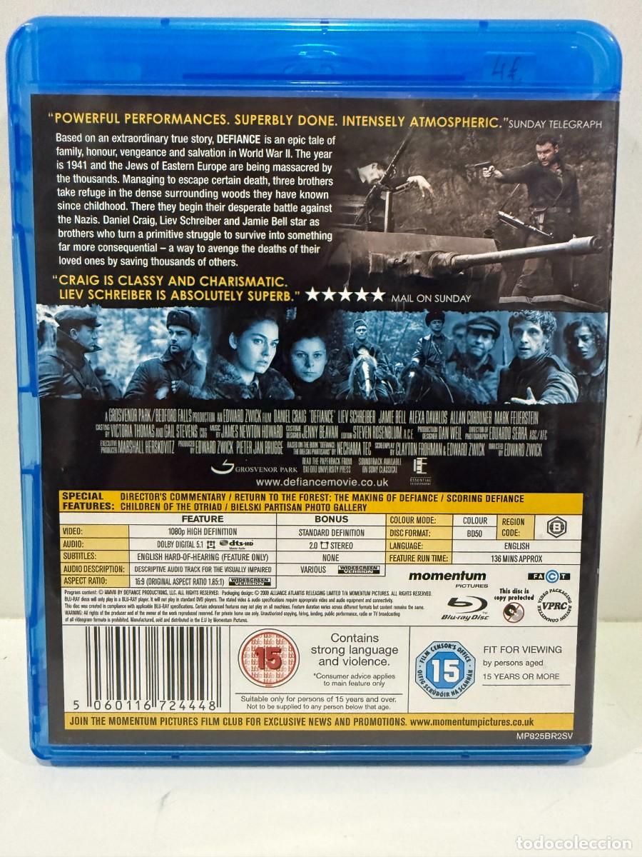 Cine: Defiance (Blu-ray) Region Free - Foto 2