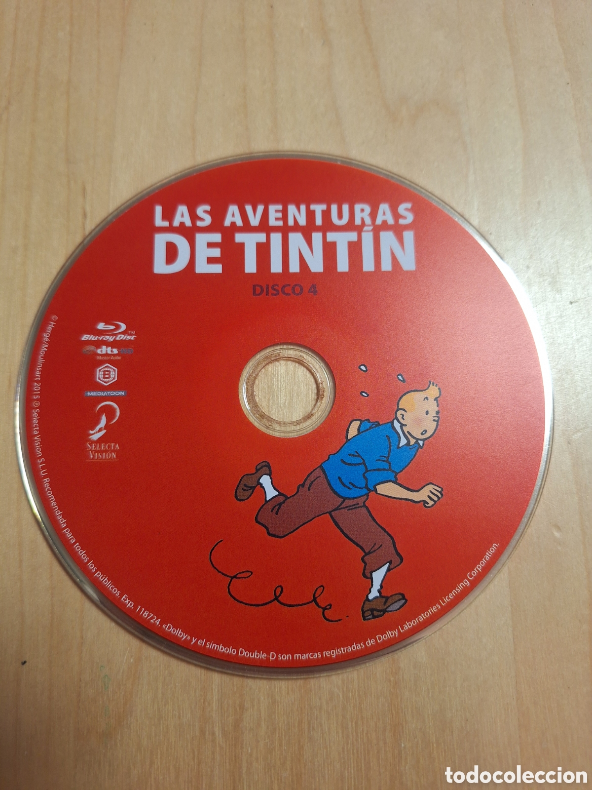 Cine: SB33 las aventuras de tintin disco 4 SOLO DISCO BLURAY