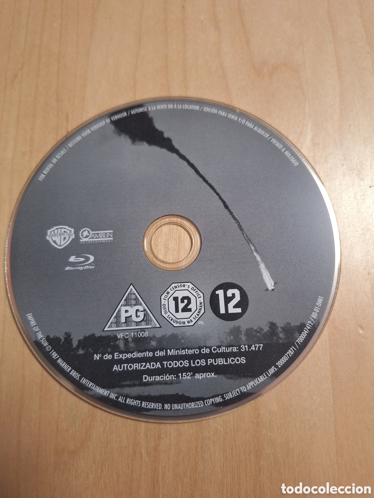 Cine: SB41 el imperio del sol SOLO DISCO BLURAY