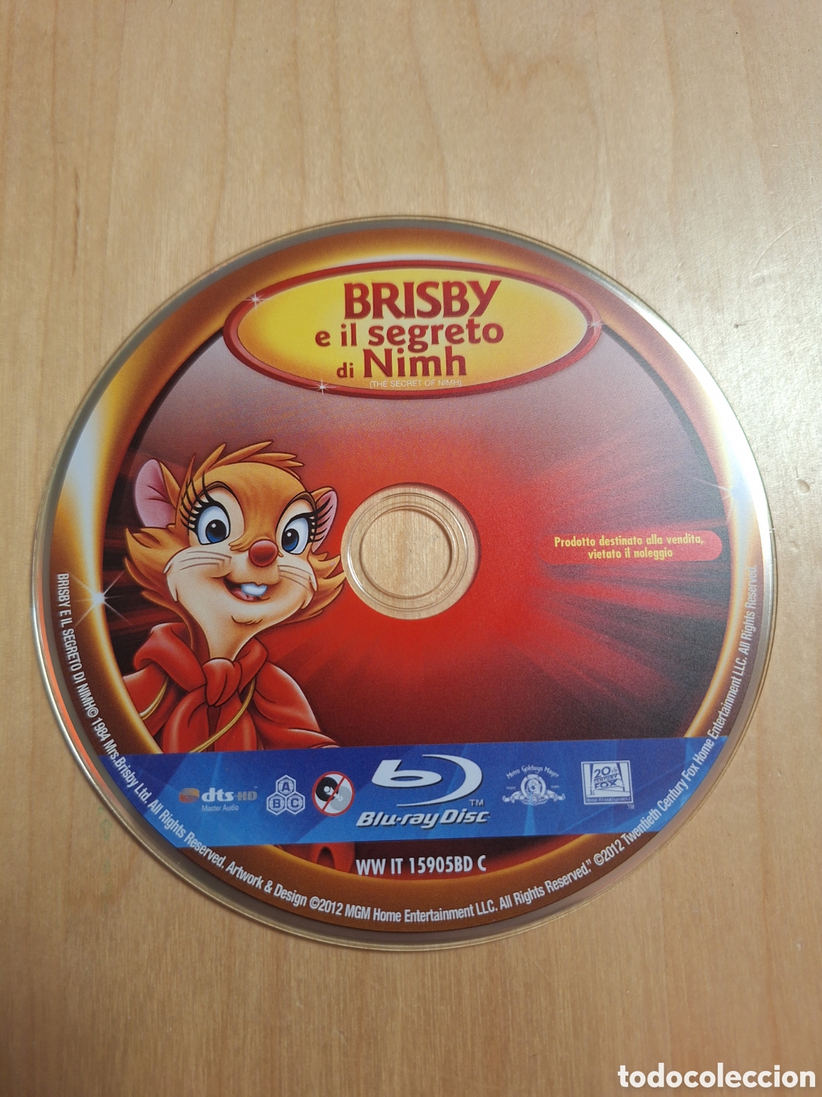 Cinema: SB44 nimh el mundo secreto de la se&ntilde;ora brisby SOLO DISCO BLURAY