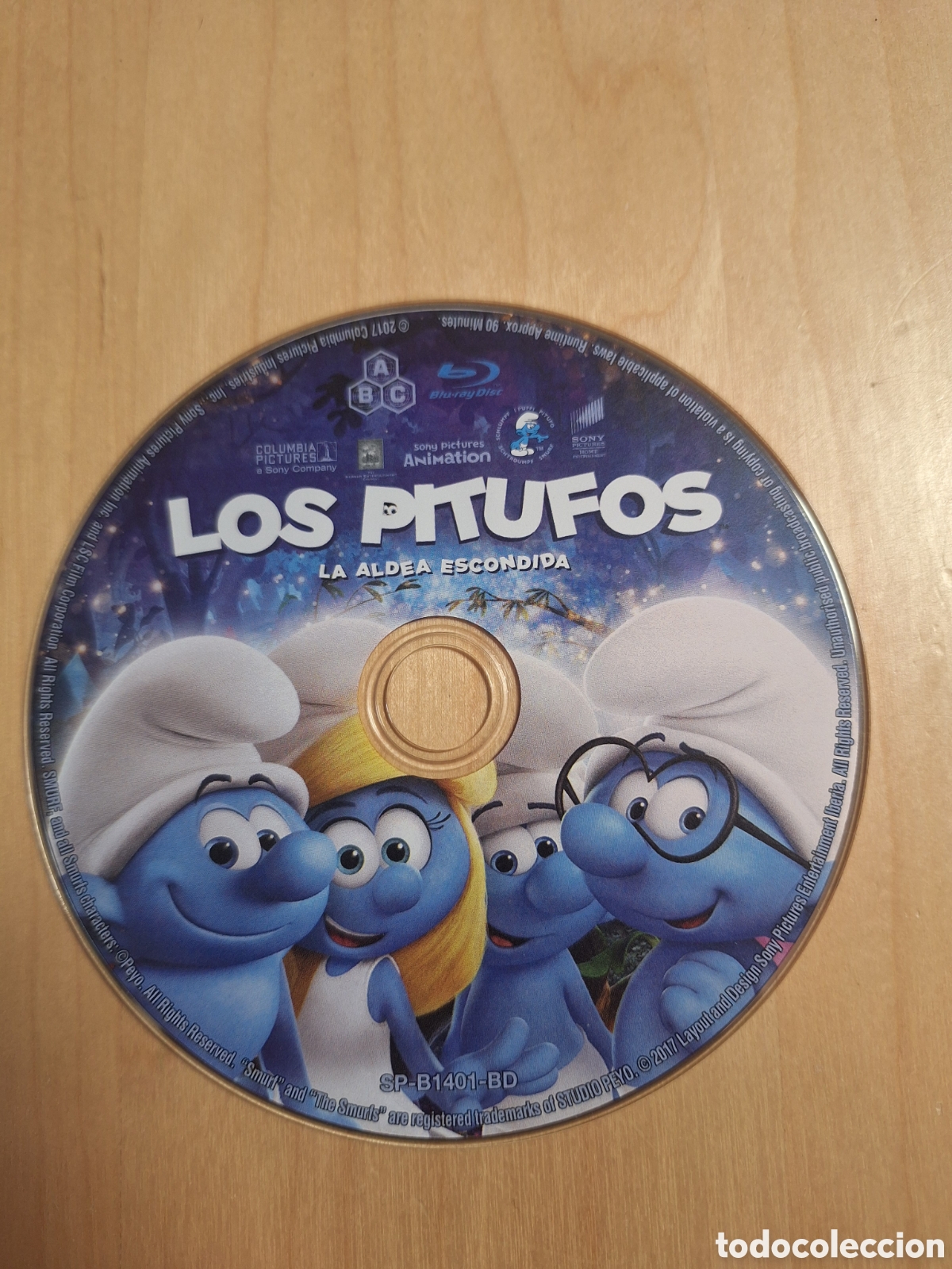 Cin&eacute;ma: SB83 los pitufos la aldea escondida SOLO DISCO BLURAY