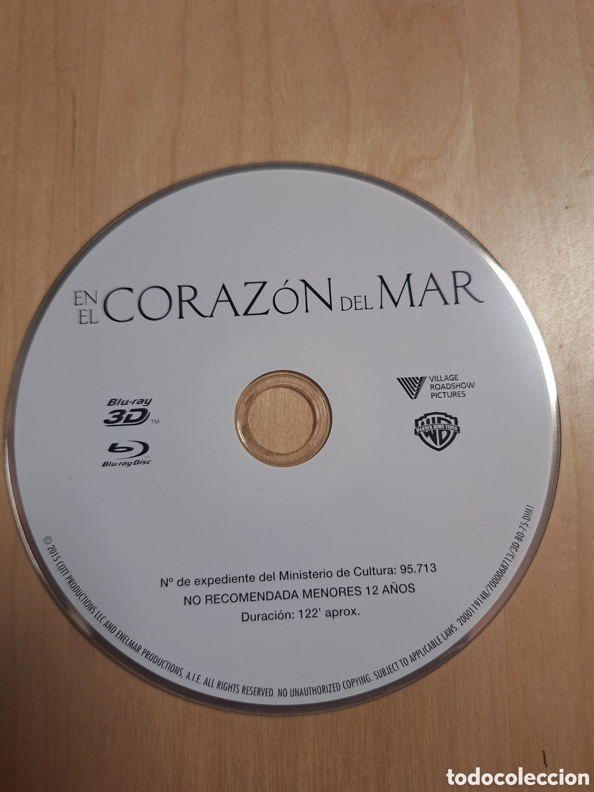 Cine: SB111 en el corazon del mar 3D SOLO DISCO BLURAY