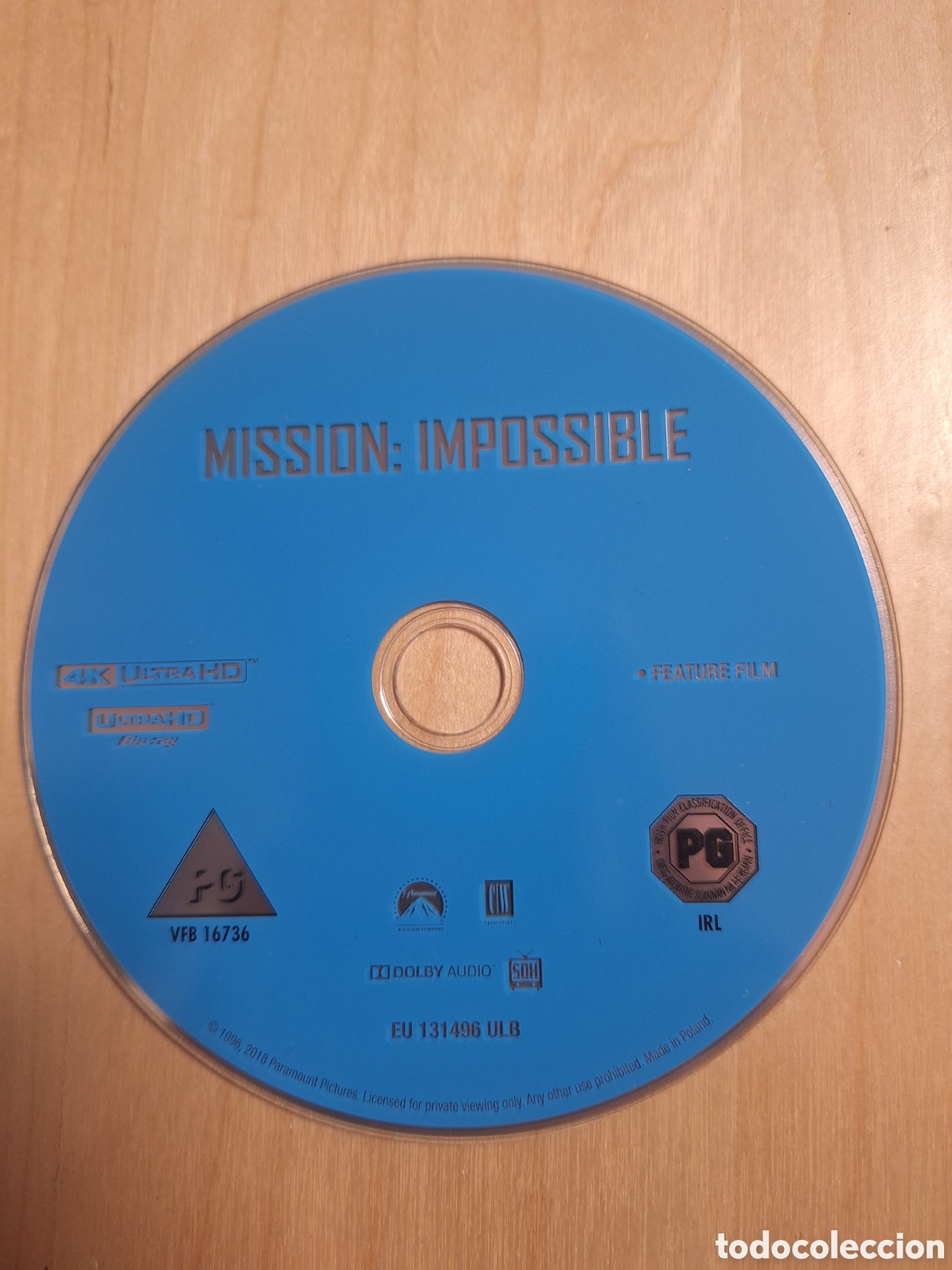 Cine: SB236 mision imposible SOLO DISCO 4K