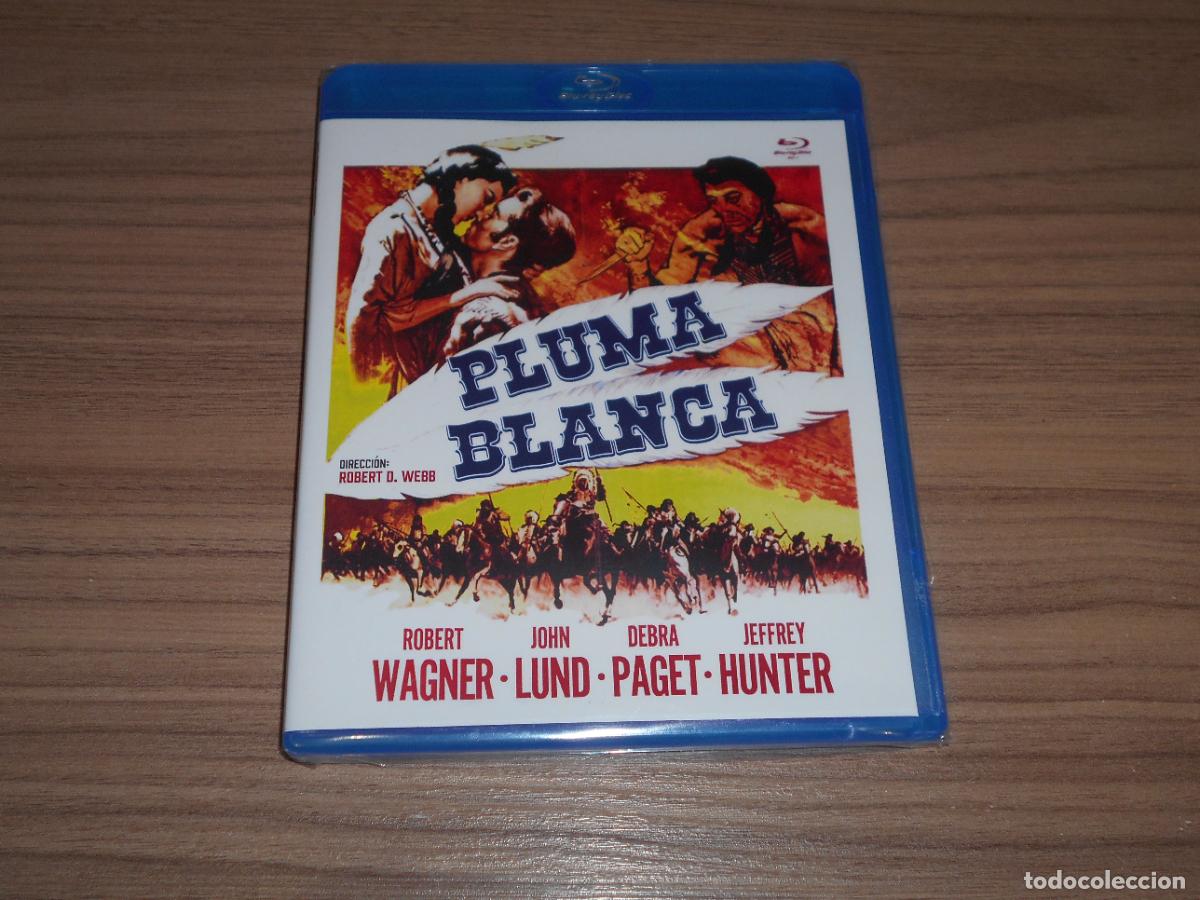 Cine: PLUMA BLANCA BLU-RAY DISC Robert Wagner JEFFREY HUNTER John Lund NUEVO PRECINTADO