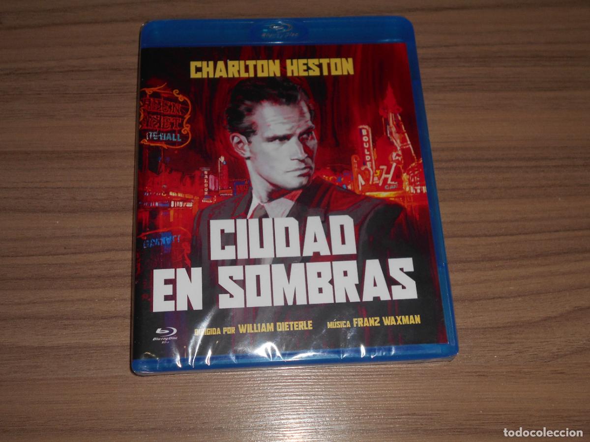 Cine: CIUDAD EN LAS SOMBRAS BLU-RAY DISC Charlton Heston NUEVO PRECINTADO