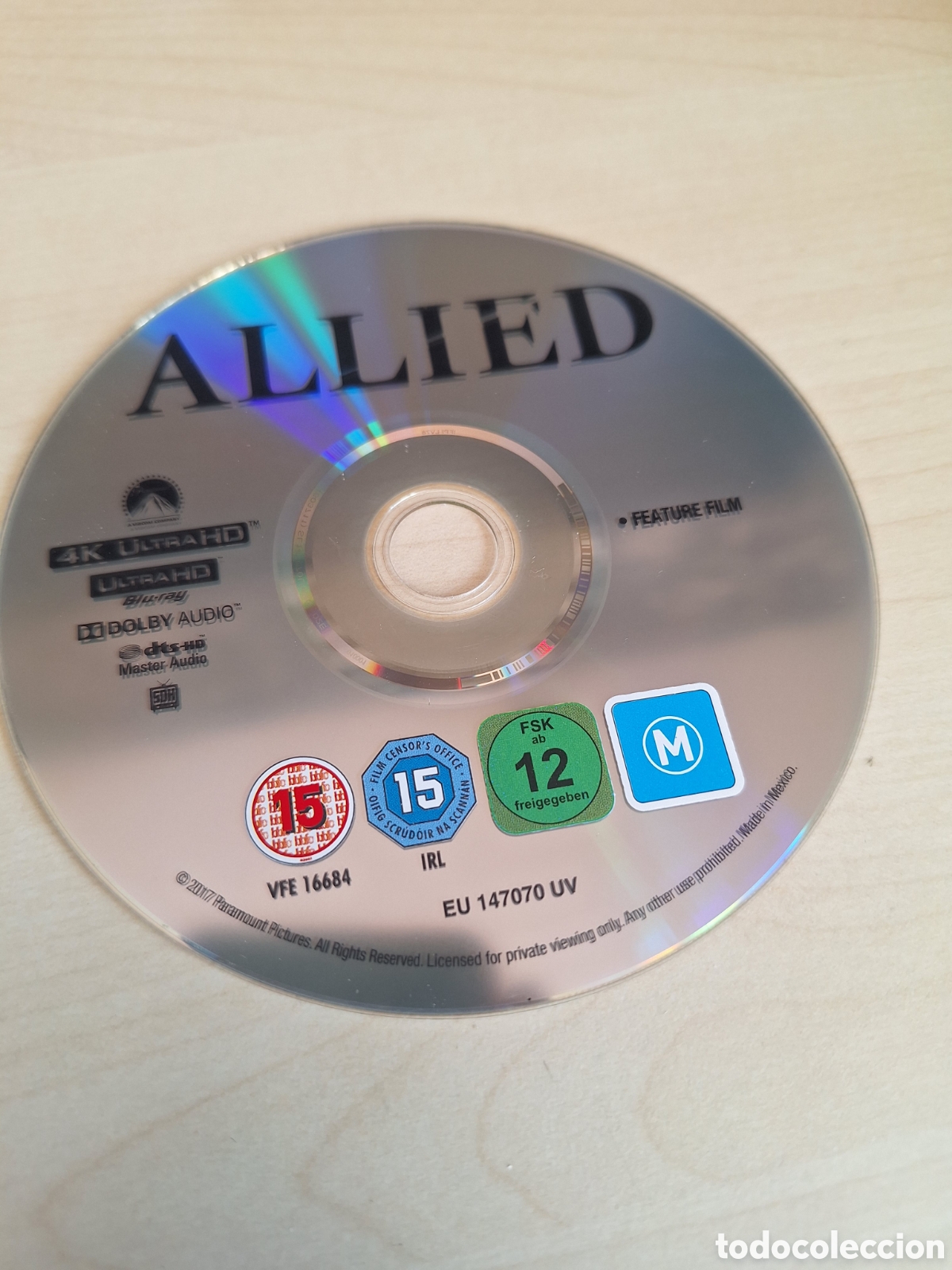 Cine: SB245 aliados SOLO DISCO 4K