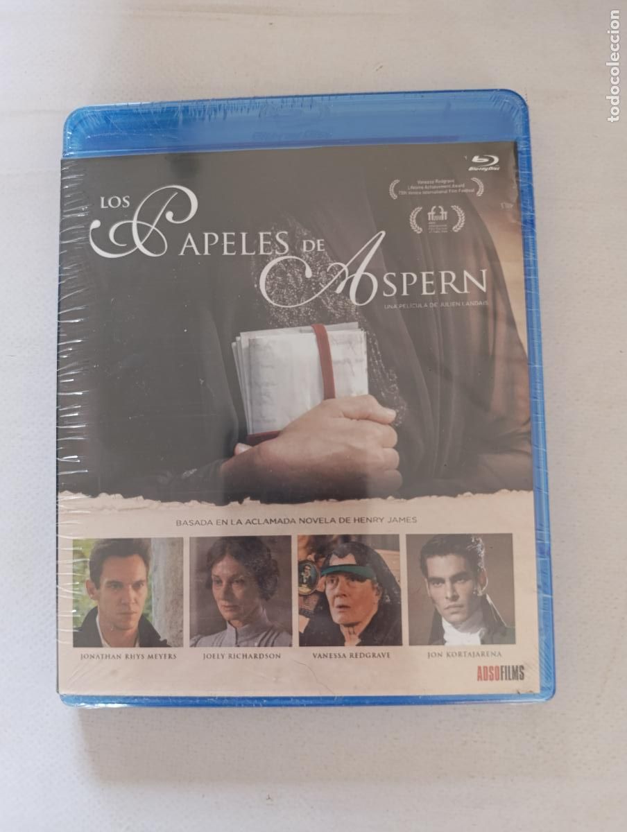 Cine: BLU-RAY LOS PAPELES DE ASPERN - JONATHAN RHYS MEYERS - NUEVO, PRECINTADO (272)