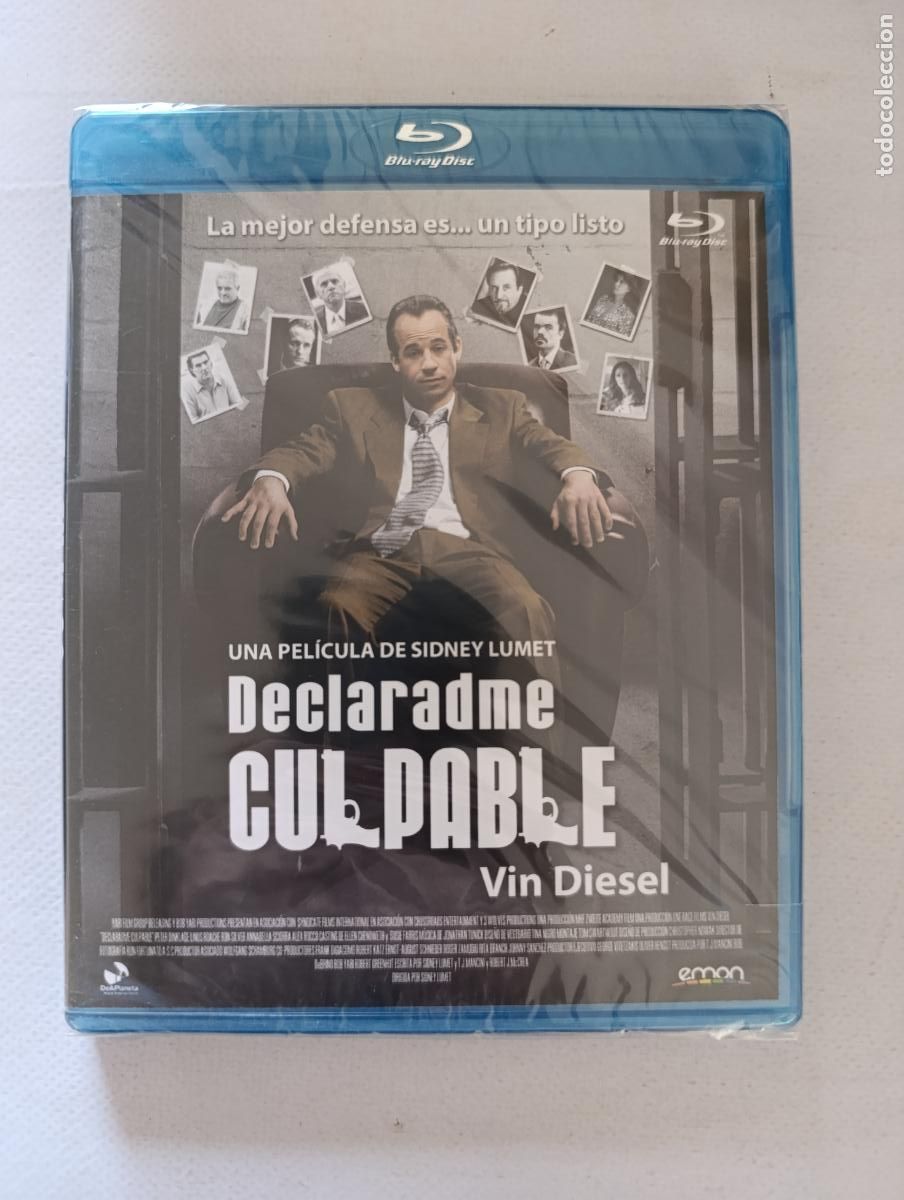 Cine: BLU-RAY DECLARADME CULPABLE - VIN DIESEL - NUEVO, PRECINTADO (272w)