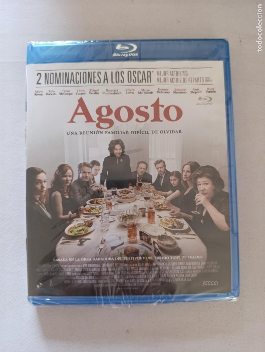 Cine: BLU-RAY AGOSTO - MERYL STREEP, JULIA ROBERTS, EWAN MCGREGOR - NUEVO, PRECINTADO (272w)