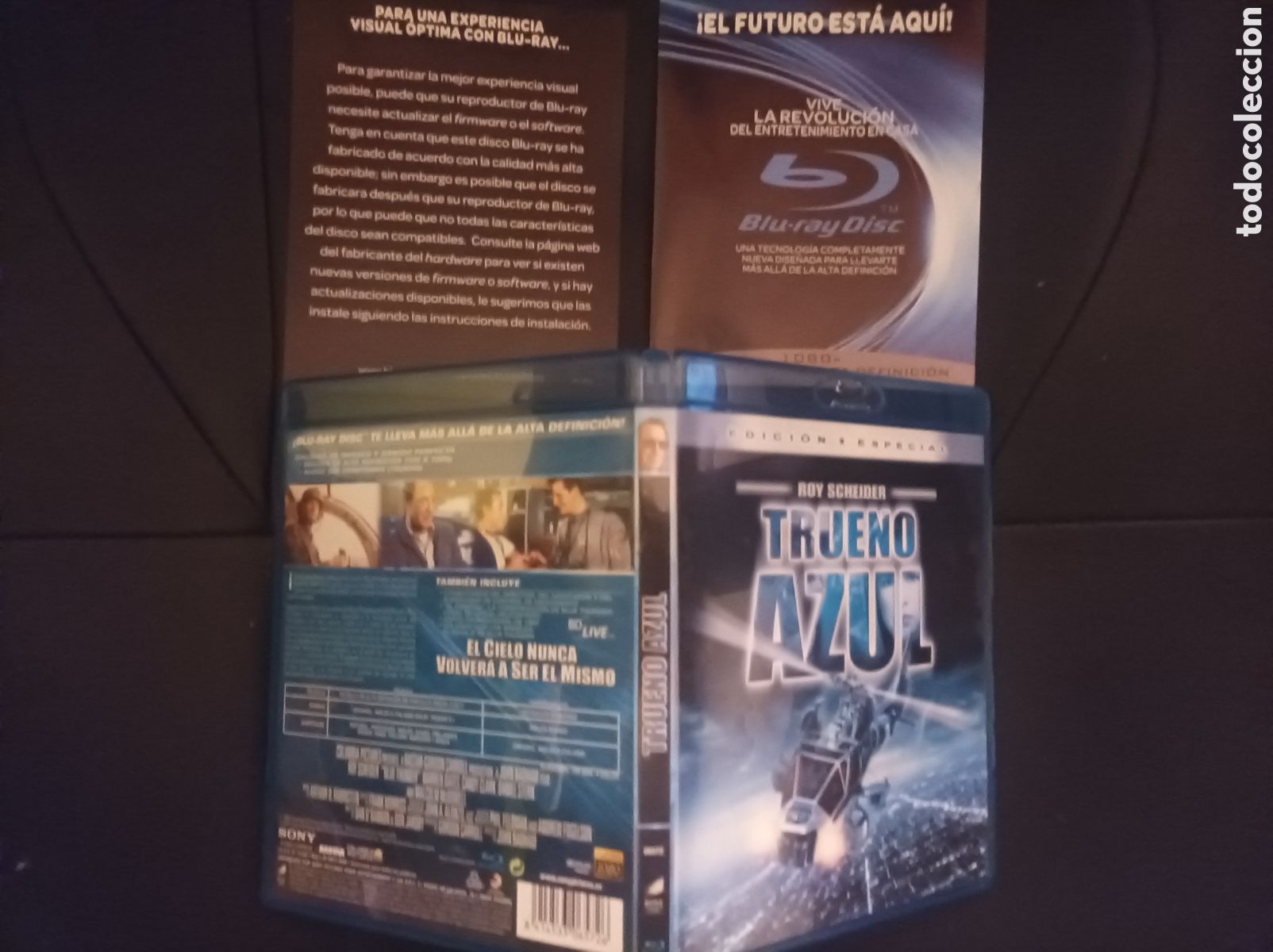 Cine: EL TRUENO AZUL ROY SCHEIDER BLU RAY DISC ORIGINAL PRIMERA EDICI&Oacute;N