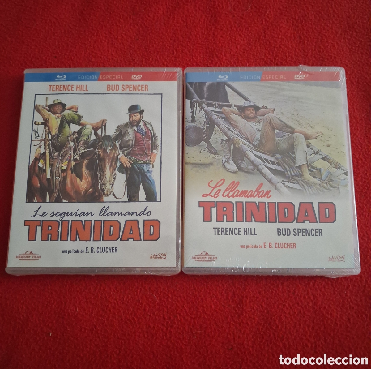 Cine: Blu-ray + dvd le llamaban Trinidad y le segu&iacute;an llamando (precintado) - bud Spencer Terence hill