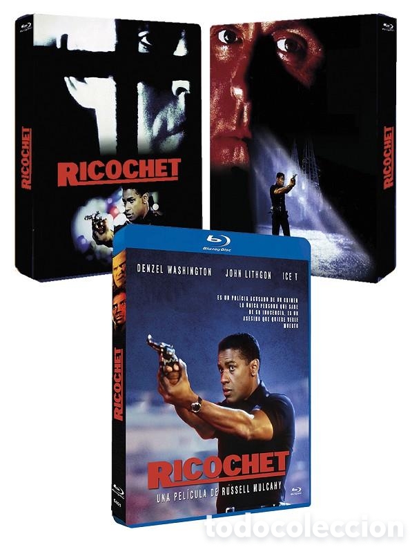 Cine: Ricochet + Steelbook - Blu-Ray