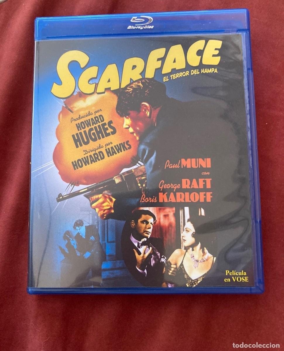Cine: SCARFACE EL TERROR DEL HAMPA / HOWARD HUGHES / PAUL MUNI / BORIS KARLOFF / BLU RAY