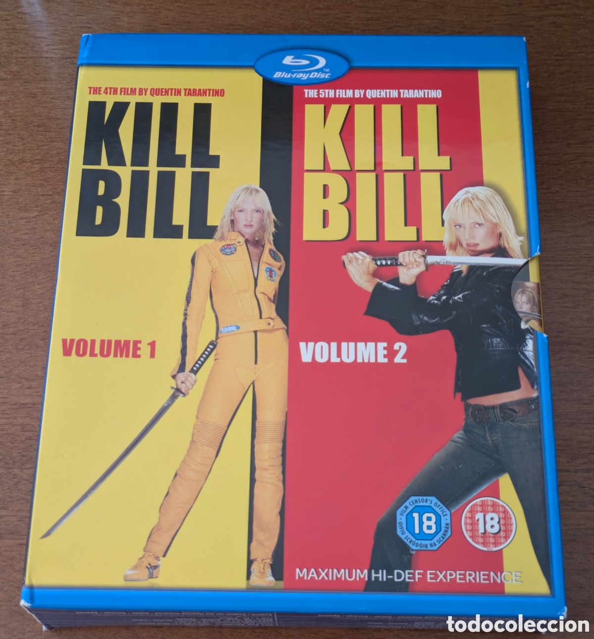 Cine: Kill Bill bluray Volumen 1 y 2