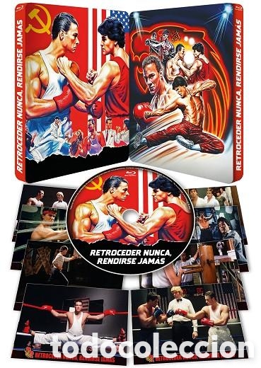 Cine: Retroceder Nunca, Rendirse Jam&aacute;s (Steelbook) No Retreat, No Surrender Limitado con 8 postales - Blu-
