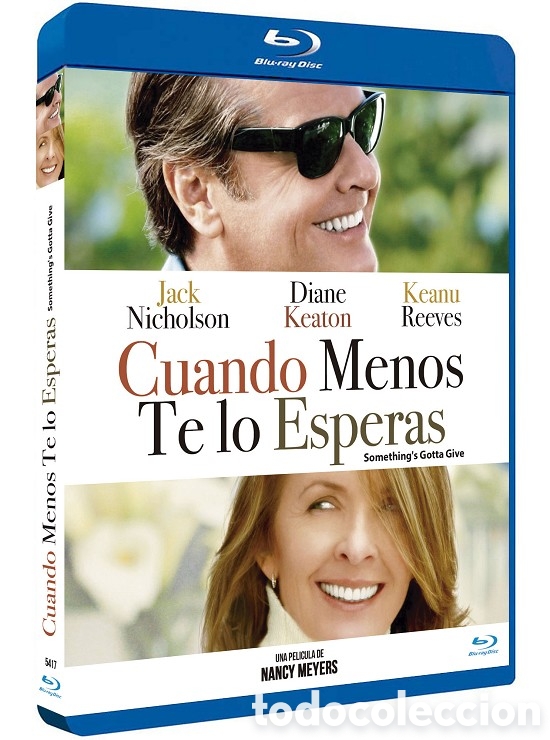Cine: Cuando Menos Te lo Esperas (Something's Gotta Give) - Blu-Ray