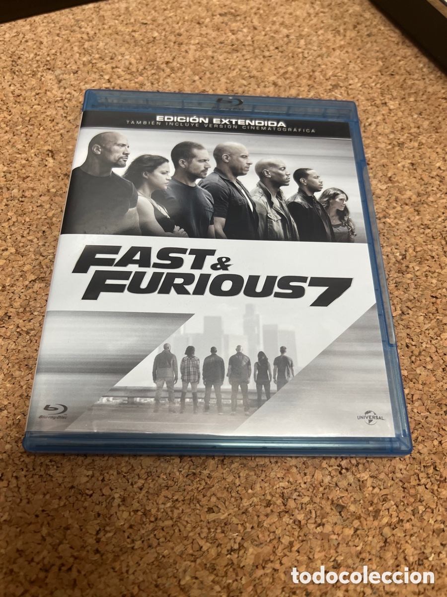 Cine: Blu Ray Disc Edici&oacute;n Extendida Fast & Furious 7