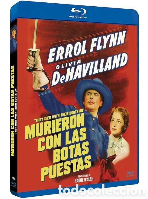 Cine: Murieron Con Las Botas Puestas (They Died With Their Boots On) - Blu-Ray