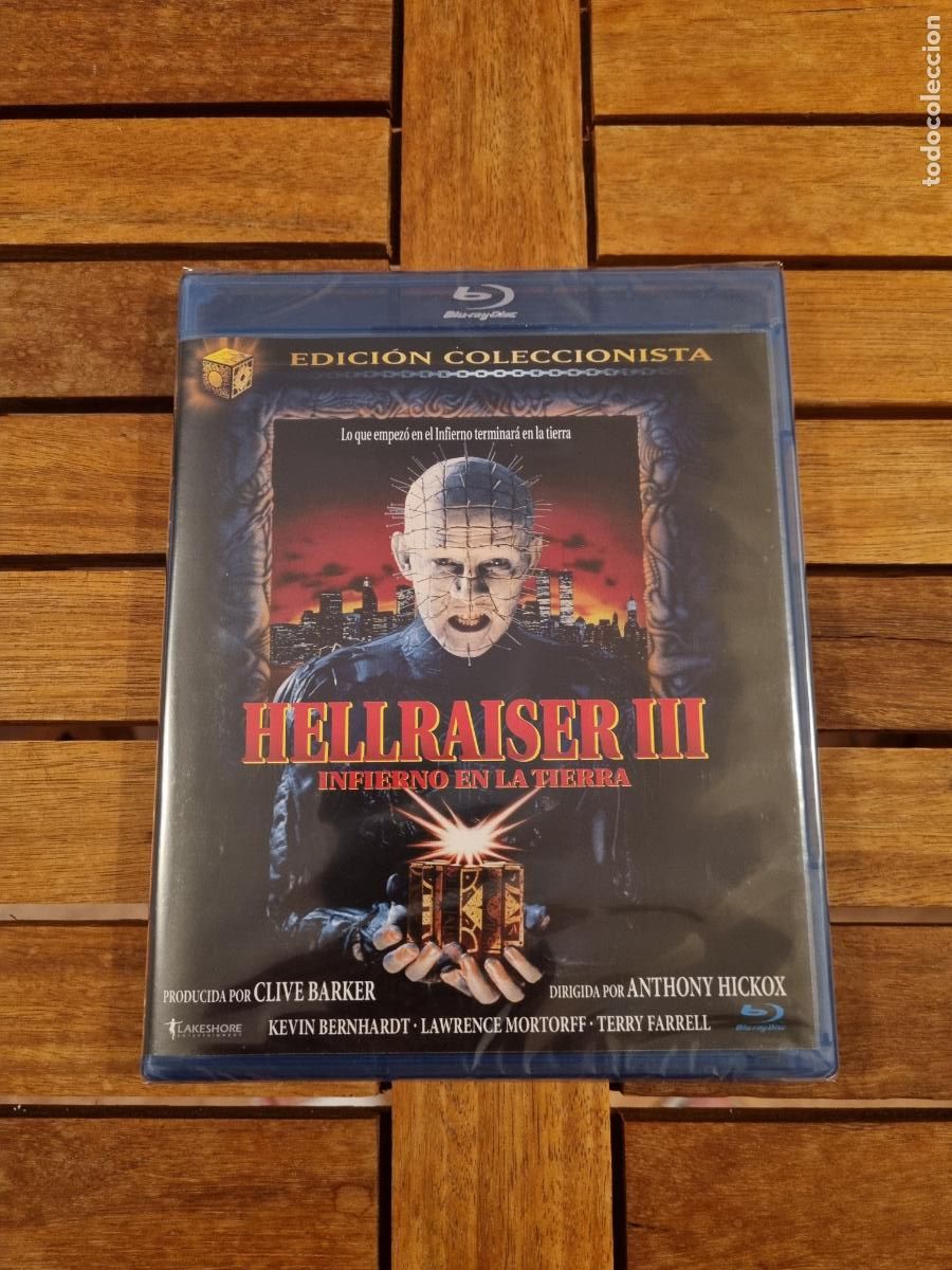 Cine: Hellraiser III - Infierno en La Tierra - Blu-ray nuevo - Hell on Earth - Edici&oacute;n coleccionista