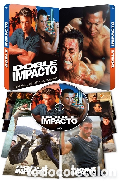 Cine: Doble impacto (Steelbook + postales) - Blu-Ray